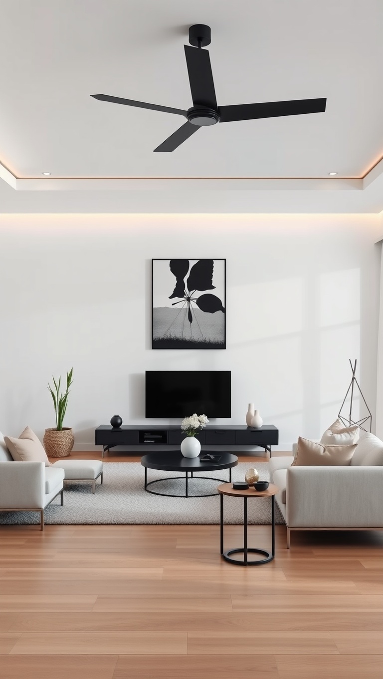 25 Chic Ideas and Inspirations for Your Minimalist Living Room - 17. Make Use of Negative Space