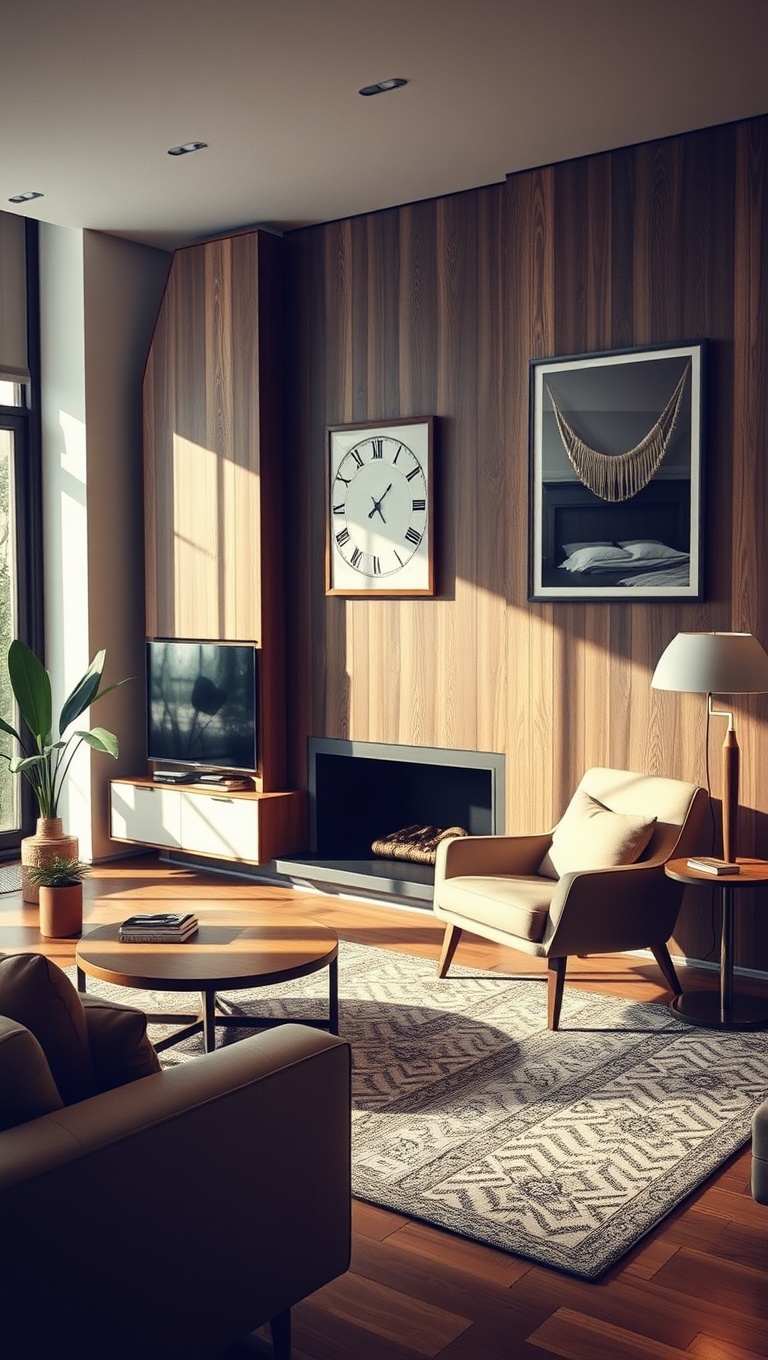 25 Chic Ideas to Transform Your Modern Living Room - 17. Vintage Finds: Mix Old and New