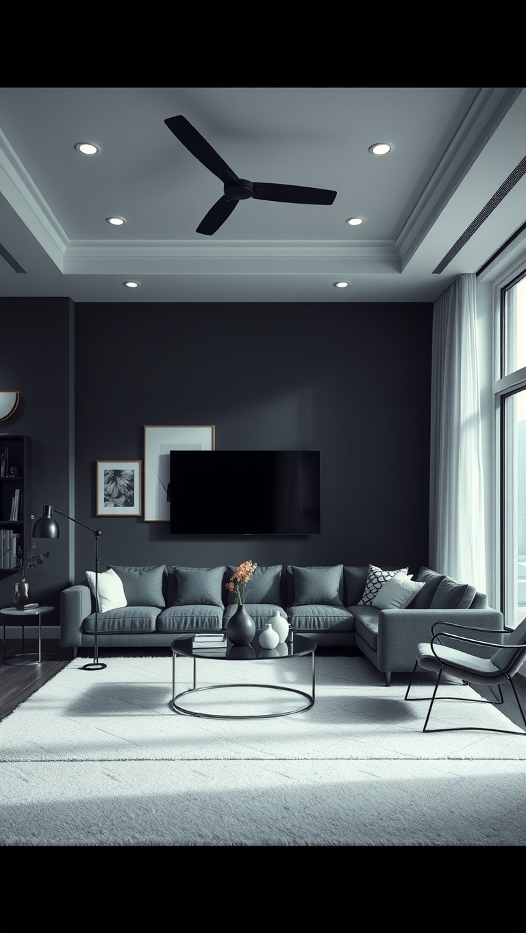25 Chic Ideas for Monochrome Living Rooms That Shine - 15. Layering Different Shades of One Color