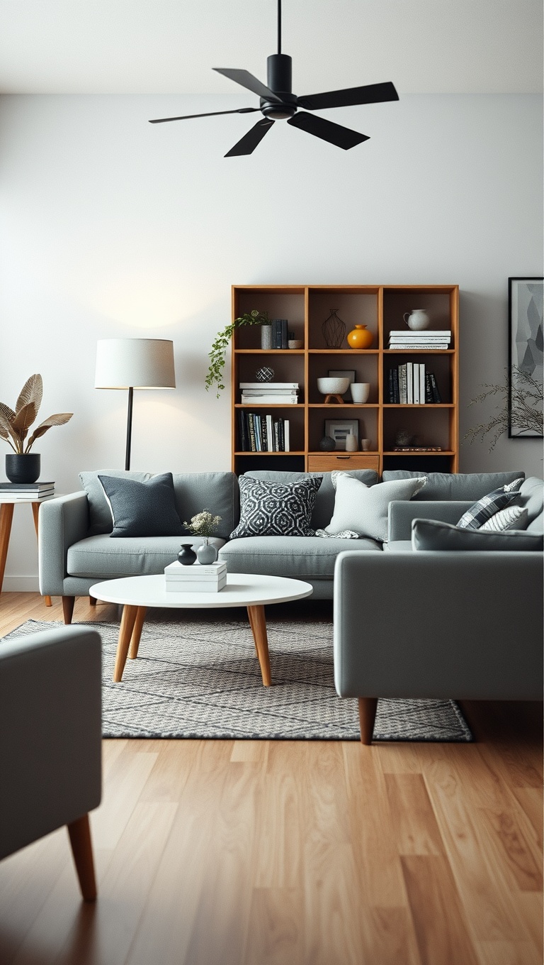 25 Cozy and Chic Ideas for Your Nordic Living Room - 20. Add a Touch of Vintage: Timeless Finds
