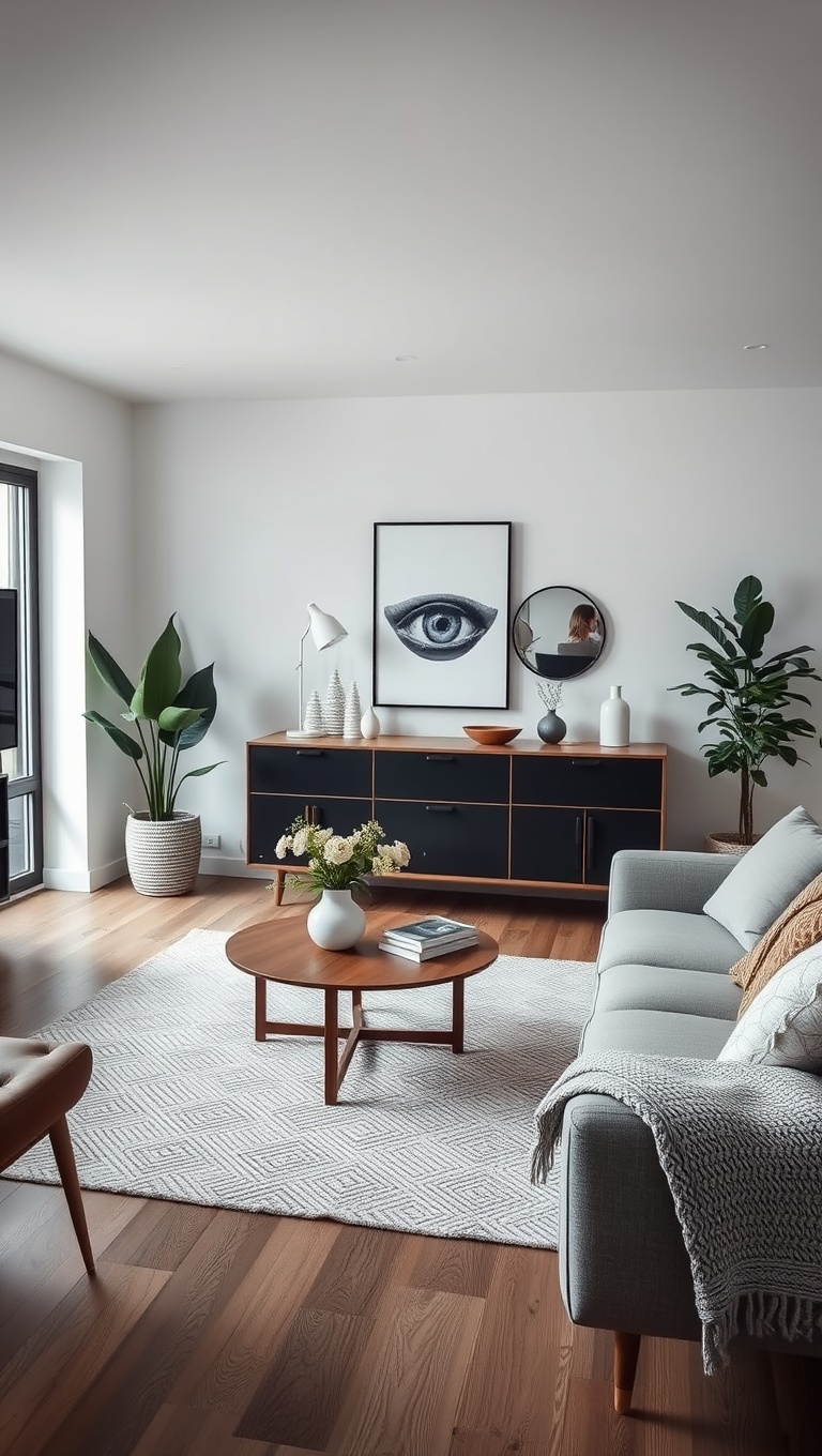 25 Cozy and Chic Ideas for Your Nordic Living Room - 23. Create Zones: Define Spaces for Relaxation