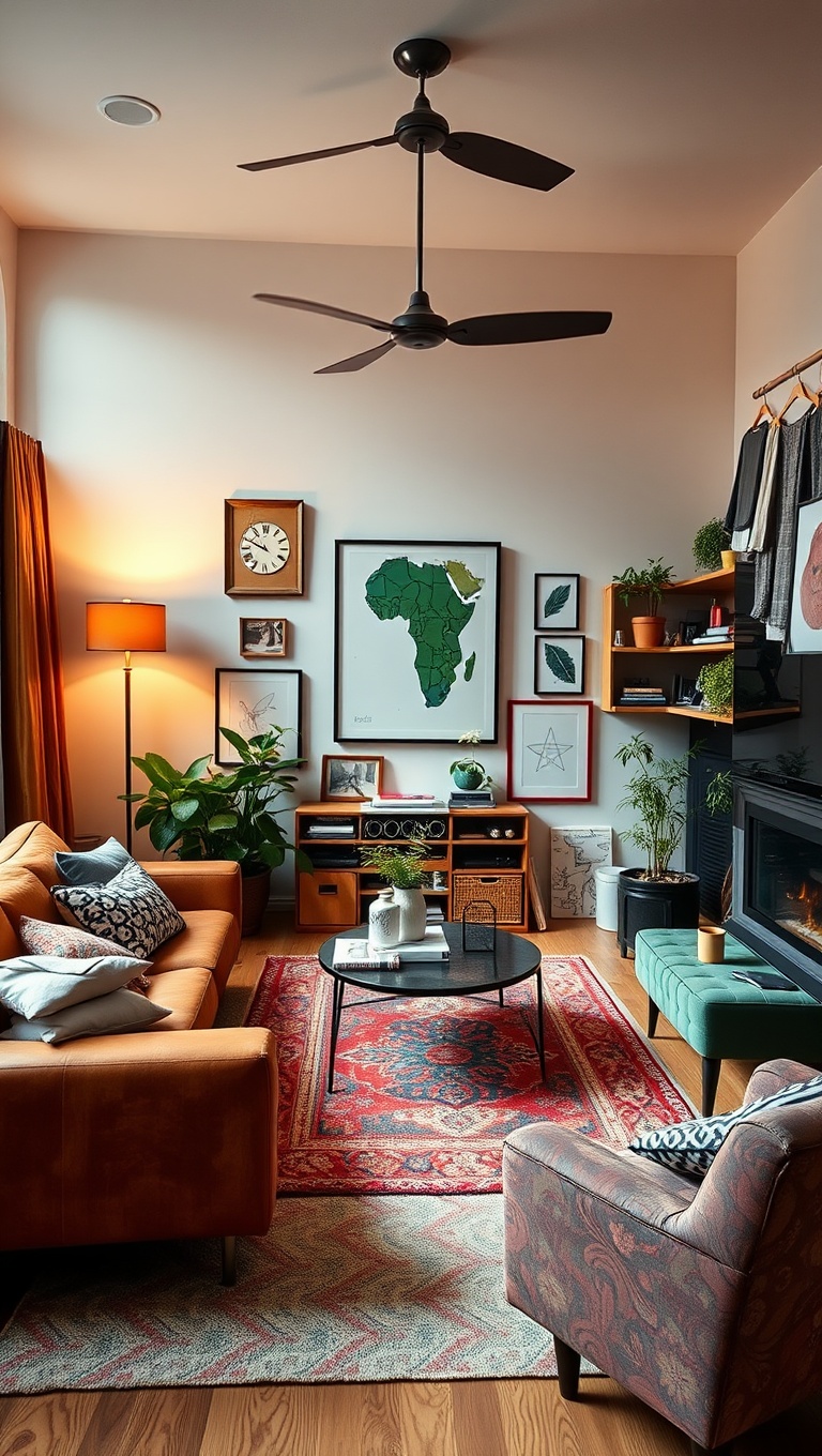 25 Creative Ideas for Your Oddly Shaped Living Room - 25. Let Your Personality Shine with Personal Items