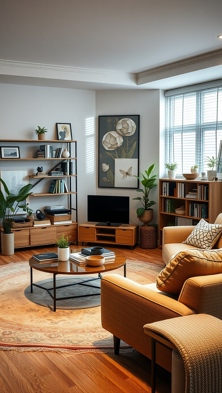 25 Chic Ideas for an Organized Living Room You'll Love - 1. Embrace Multi-Functional Furniture