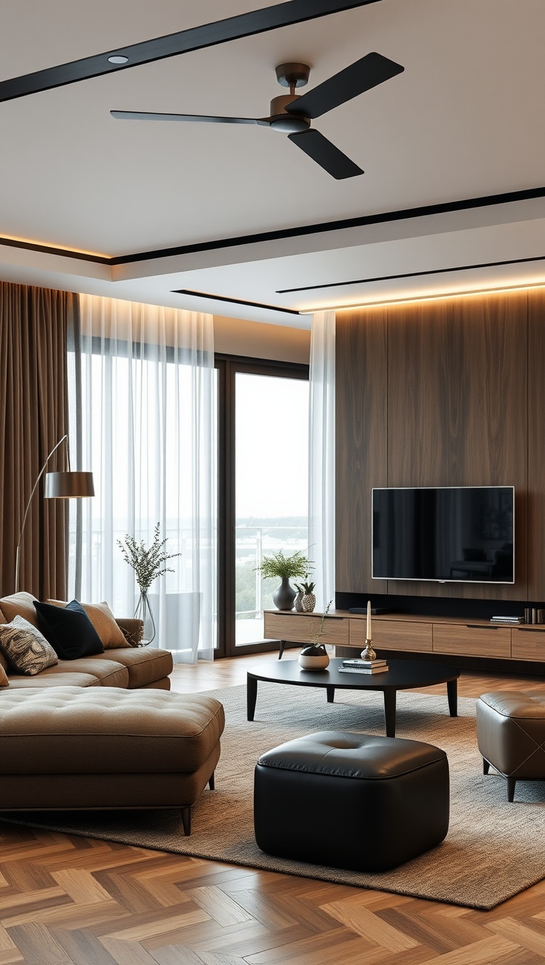 25 Sleek Living Room Ideas to Transform Your Space - 16. Use Multi-Functional Furniture: Space Savers