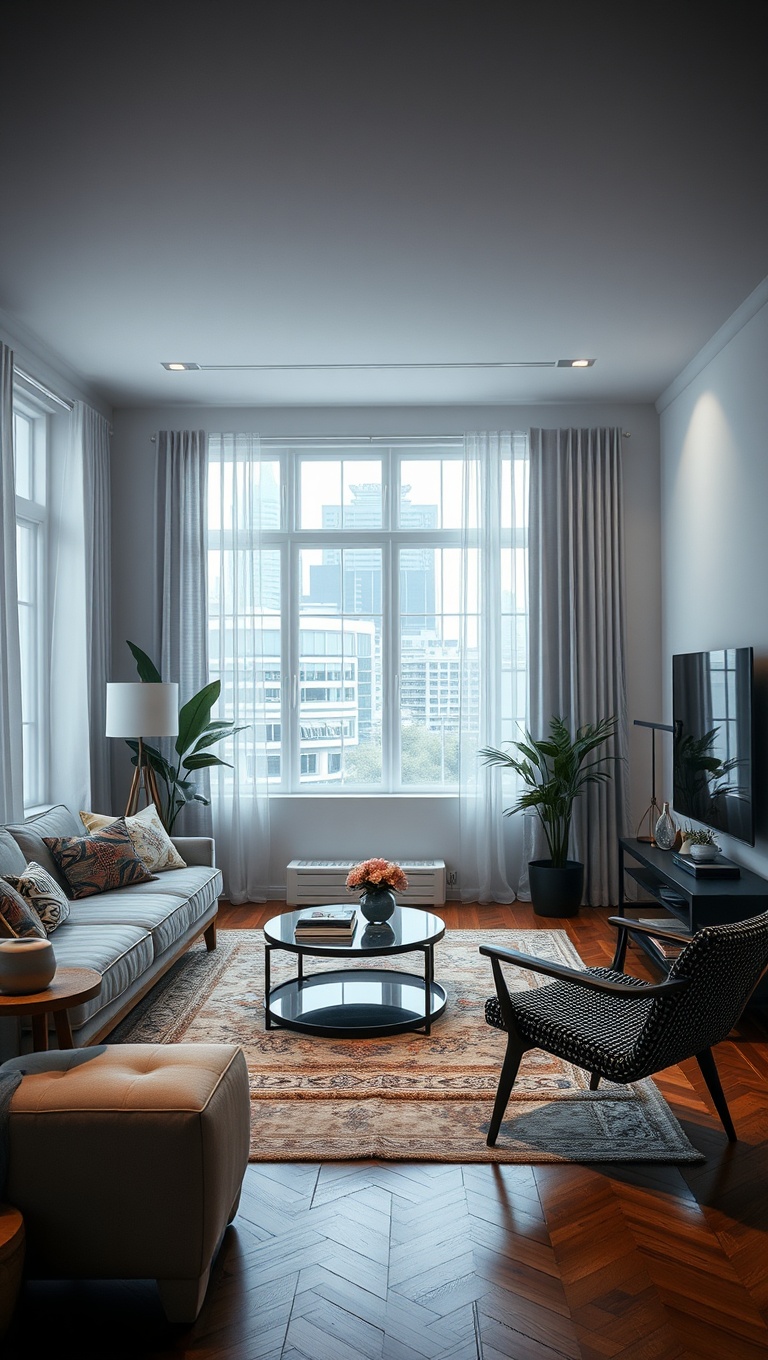 25 Bright Ideas for Transforming Your Small Living Room - 2. Use Mirrors to Create Illusions of Space