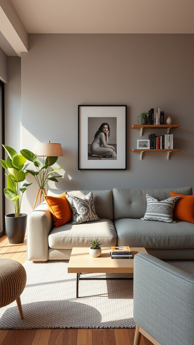 25 Bright Ideas for Transforming Your Small Living Room - 24. Personalize with Your Favorite Books and Photos