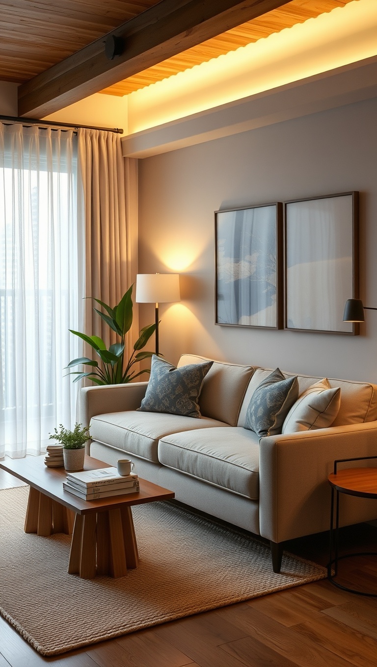 25 Bright Ideas for Transforming Your Small Living Room - 5. Choose a Cozy Loveseat