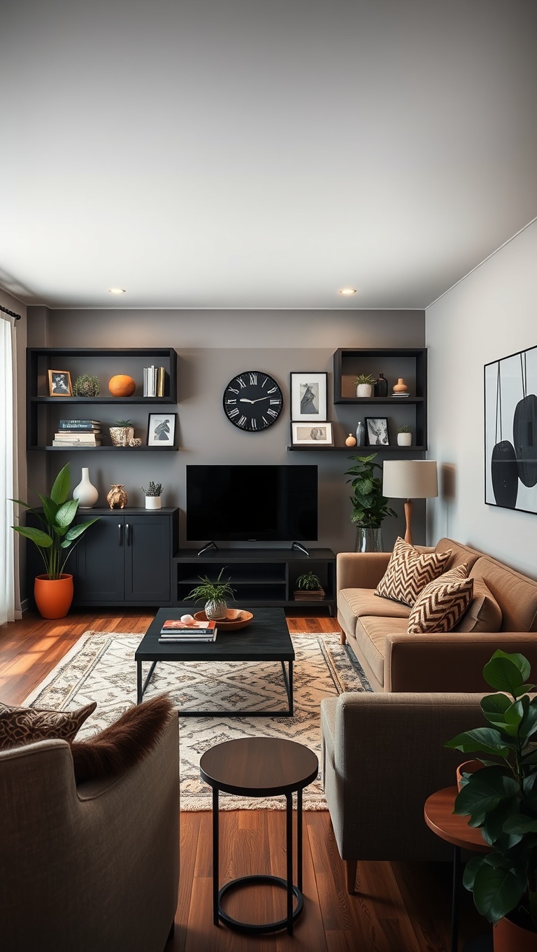 25 Bright Ideas for Transforming Your Small Living Room - 6. Add a Pop of Color with Accessories