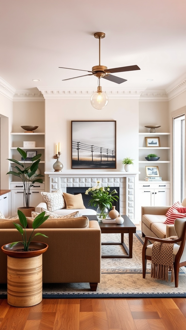 25 Fresh and Fun Ideas to Springify Your Living Room - 19. Change Out Your Light Fixtures for Brighter Options