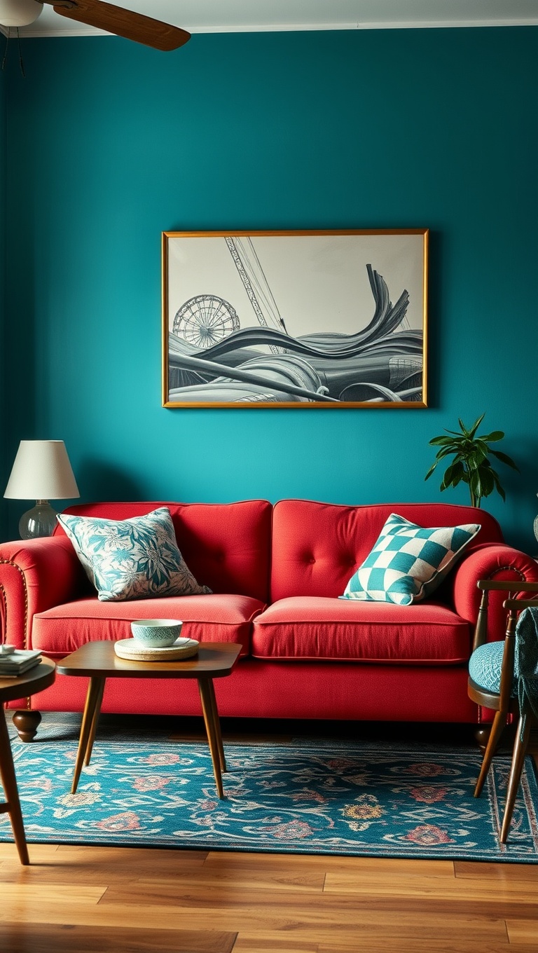 25 Charming Ideas to Create Your Vintage Living Room Oasis - 1. Cozy Retro Sofas: Find Your Perfect Vintage Couch