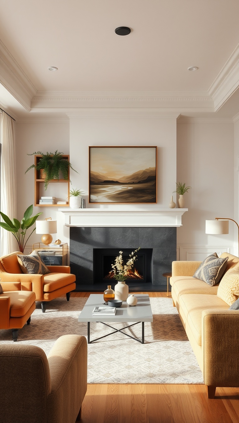 25 Cozy Ideas to Create a Warm Living Room Oasis - Creating Zones: Defining Spaces within a Room