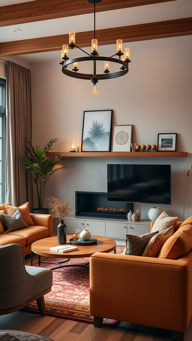 25 Cozy Ideas to Create a Warm Living Room Oasis - 9. Personal Touches: Adding Unique Décor