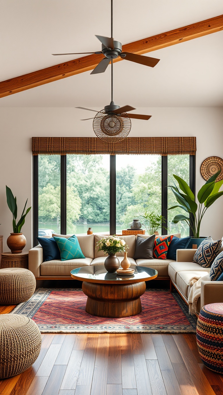 20 Stylish Ideas for a Modern Tribal Living Room - 19. Multi-Purpose Furniture: Stylish and Functional