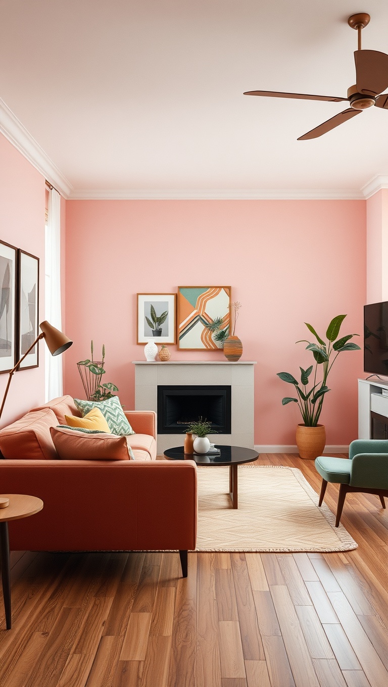 20 Charming Ideas to Create a Modern Vintage Living Room - 8. Embrace the Power of Pastel Colors