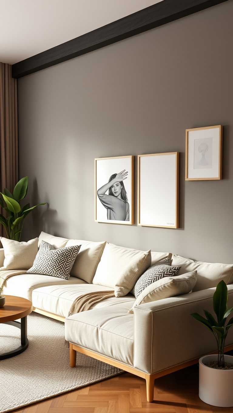 20 Fabulous Ideas for Sustainable Living Room Decor - 12. Minimalist Approach: Less is More for Eco-Friendly Spaces