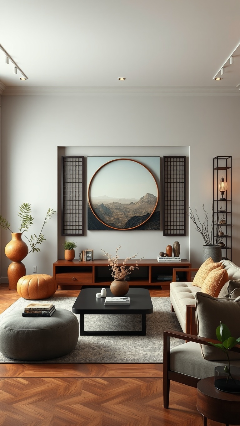 20 Inspiring Ideas for Your Traditional Asian-Inspired Living Room - 8. Minimalist Color Palettes: Calm Your Space